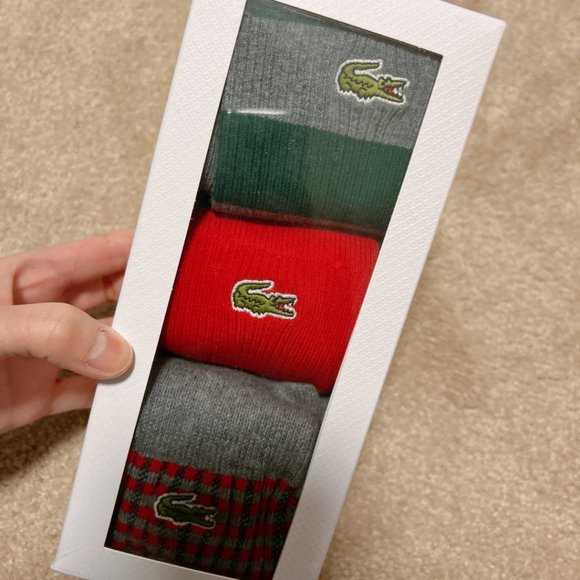 Lacoste Women’s Long Cotton Sock 3-Pack - Picture 4 of 7